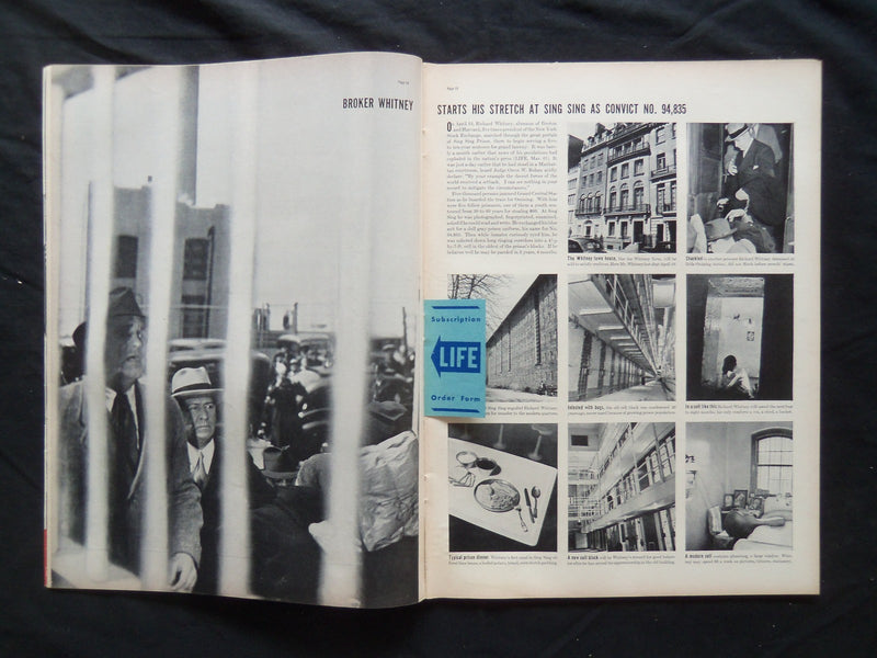 1938 APRIL 25 LIFE MAGAZINE - TOM WINSETT BROOKLYN DODGERS - L 75
