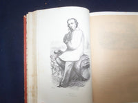 1843 LES MYSTERES DE PARIS VOLUME 1 HARDCOVER BOOK BY E. SUE - FRENCH - KD 8753
