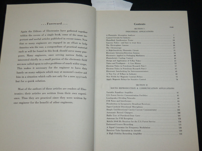 1950'S ELECTRONICS ENGINEERING MANUAL BOOK VOLUME NO. 3 - KD 6360