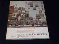 1979 DECEMBER ARCHITECTURAL RECORD MAGAZINE - NEW PERCEPTIONS COVER - E 5970