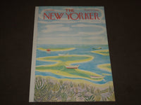 1965 AUGUST 7 NEW YORKER MAGAZINE FRONT COVER ONLY - GREAT ART FOR FRAMING