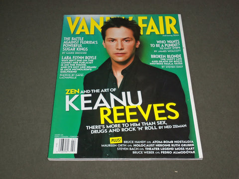 2001 FEBRUARY VANITY FAIR MAGAZINE - KEANU REEVES - SP 4380