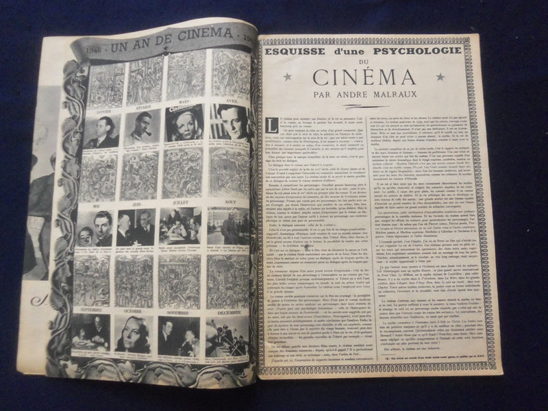 1946 CINEMONDE MAGAZINE- DANNY KAYE BACK COVER - VEDETTES DE NOEL - SP 4868I