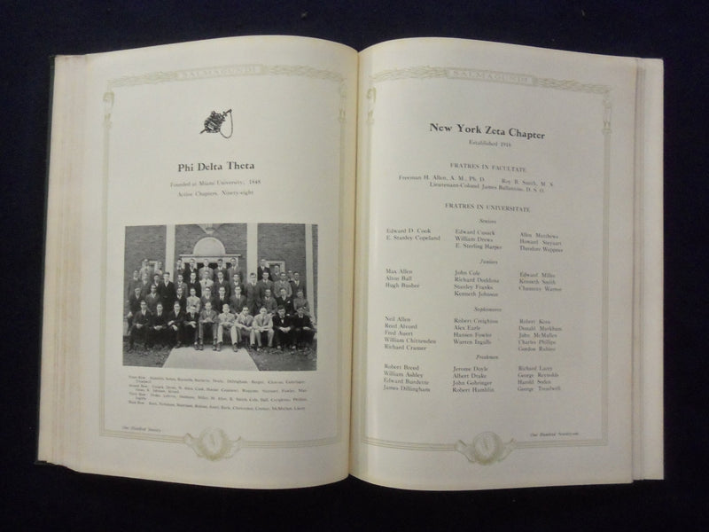 1930 SALMAGUNDI COLGATE UNIVERSITY YEARBOOK - HAMILTON, NEW YORK - YB 1925A