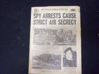 1938 APR 10 NEW YORK SUNDAY MIRROR-SPY ARRESTS CAUSE STRICT AIR SECRECY-NP 2259