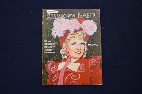 1980 JULY MEMORY LANE MAGAZINE - MAE WEST COVER - E 18881