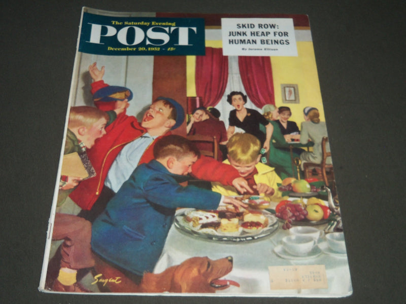 1952 DEC 20 THE SATURDAY EVENING POST MAGAZINE - ILLUSTRATED COVER - SP 1942