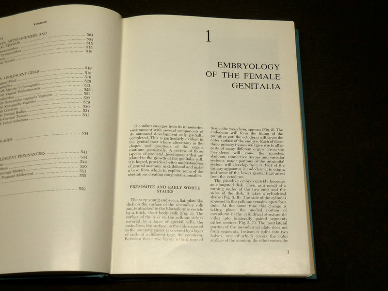 1969 THE GYNECOLOGY OF CHILDHOOD AND ADOLESCENCE BOOK BY HUFFMANN - KD 6137