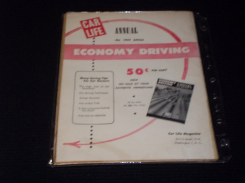 1955 JANUARY SPEED AGE MAGAZINE - INDIANAPOLIS 1954 FRONT COVER - E 1977