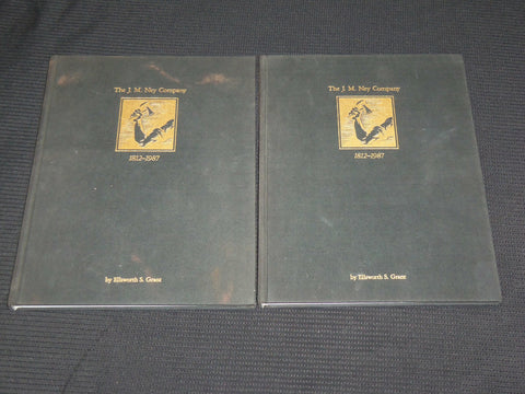 1987 THE J. M. NYE COMPANY 18121-1987 HARDCOVER BOOK LOT OF 2 - R 718P
