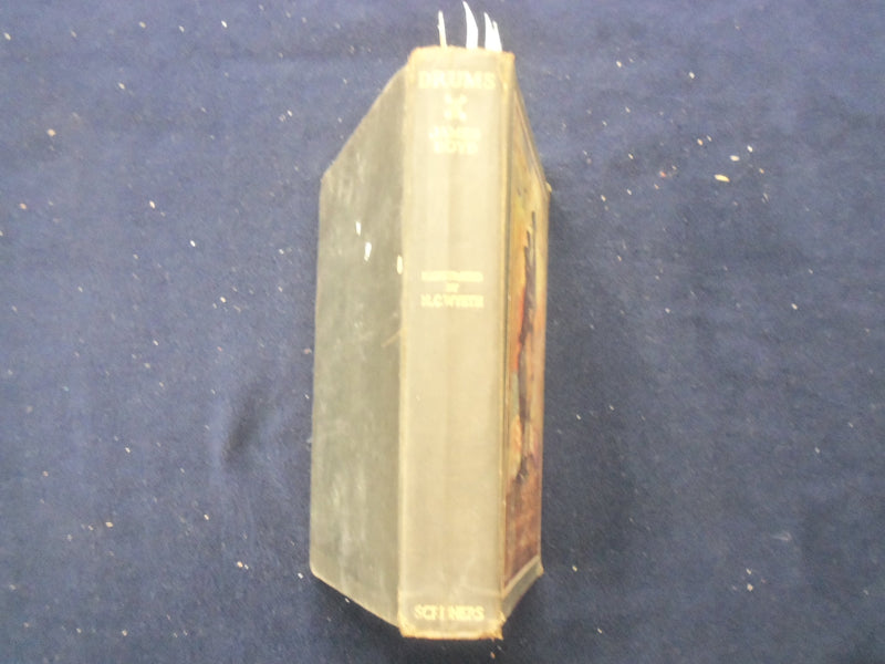 1928 DRUMS HARDCOVER BOOK BY JAMES BOYD, PICTURES BY N.C. WYETH - KD 8358