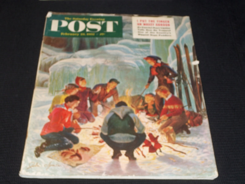 1952 FEBRUARY 23 THE SATURDAY EVENING POST MAGAZINE - NICE COVER - E 5852