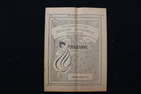 1901 HOWARD ATHENAEUM PROGRAMS - LOT OF 5 - BOSTON, MASSACHUSETTS - K 2275