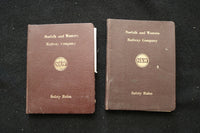 1960'S-1980'S NORFOLK AND WESTERN-SOUTHERN -SAFETY MANUALS - LOT OF 16 - O 3674