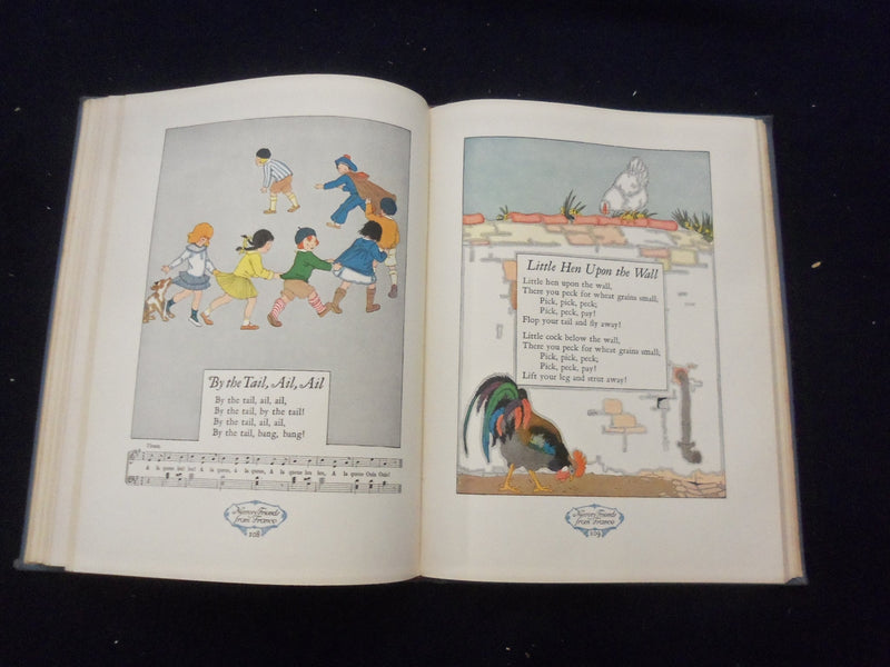 1927 NURSERY FRIENDS FROM FRANCE HARDCOVER BOOK - KD 8352