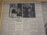 1934 NOVEMBER 7 NEW YORK TIMES - NEW DEAL SCORES NATION-WIDE VICTORY - NT 1711