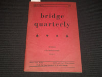 1958 BRIDGE QUARTERLY MAGAZINE - WORLD CHAMPIONSHIP ISSUE - K 1049