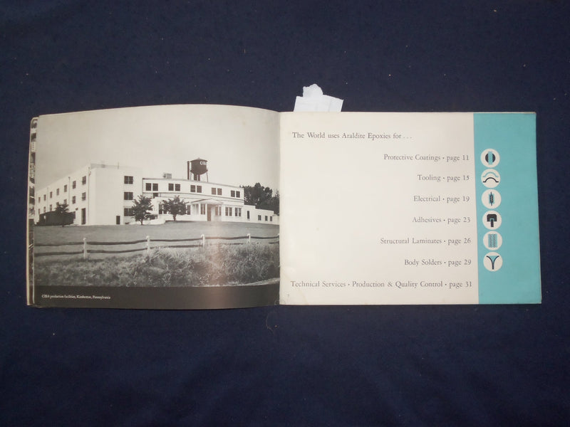 1960'S FIRST IN EPOXIES - CIBA - CATALOG - J 9764