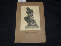 1926 MUSEE RODIN FRENCH CATALOGUE - SOMMAIRE DES OEUVRES - K 2167