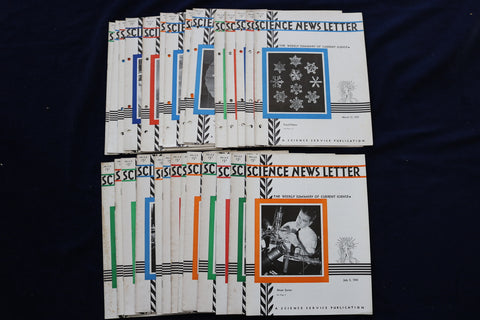 1941 SCIENCE NEWS LETTER - LOT OF 27 - O 3422