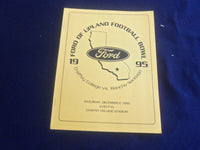 1995 DEC 2 FORD OF UPLAND BOWL PROGRAM -CHAFFEY VS. RANCHO SANTIAGO - ST 6362C
