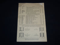 1923 U. S. MOTOR BEARING PRICE LIST NO. 110 - CONNECTING ROD & MAIN - J 9022