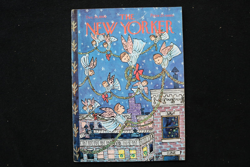 1964 DECEMBER 26 NEW YORKER MAGAZINE - GREAT ILLUSTRATED COVER - NY 2679