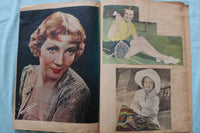 1930'S MOVIE STAR SCRAPBOOK LOADED - HARLOW - LOMBARD - BASEBALL - E 26498