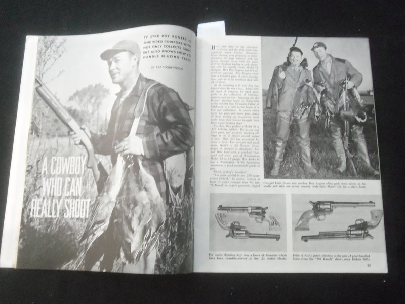 1956 FEBRUARY GUNS MAGAZINE - STEWART GRANGER - ROY ROGERS - J 7800