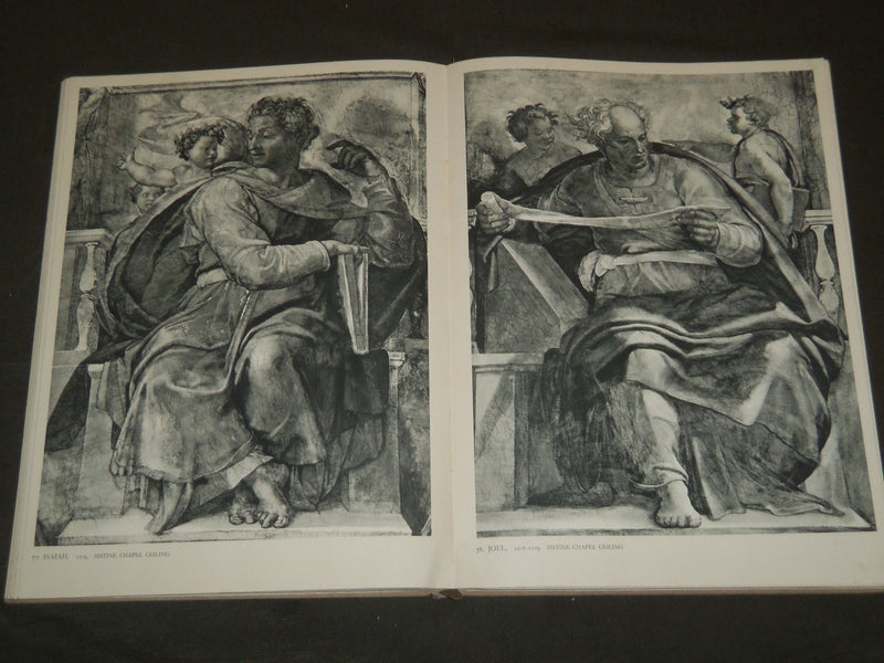 1939 THE PAINTINGS OF MICHEL ANGELO HARDCOVER BOOK - GREAT PRINTS - KD 3598