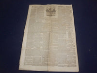1857 APRIL 18 THE SATURDAY EVENING POST NEWSPAPER - THE ATLANTIC CABLE - NP 5055