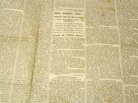 1865 APRIL 5 THE HOME WEEKLY NEWSPAPER - BULLETIN FROM LINCOLN - NP 8991