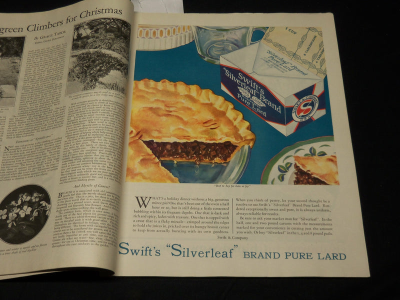 1930 DECEMBER WOMAN'S HOME COMPANION MAGAZINE - GREAT COVER & ADS - ST 4878B