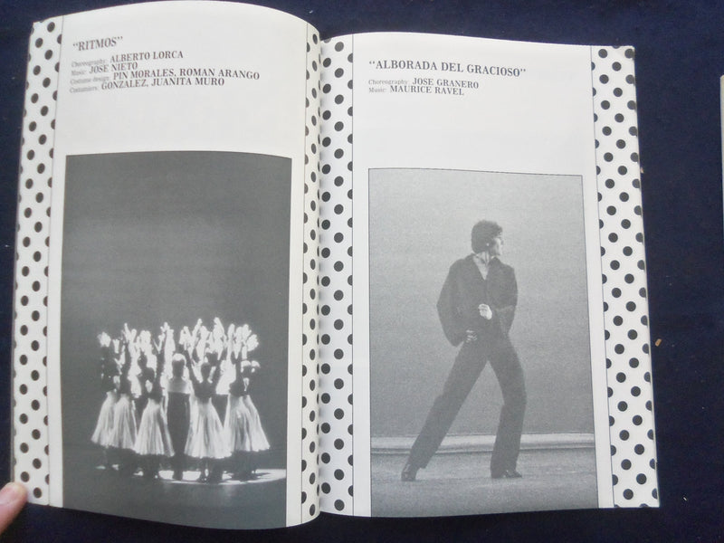 1987 REAL BALLET NACIONAL DE ESPANA SOFTCOVER BOOKS - LOT OF 2 - KD 8198