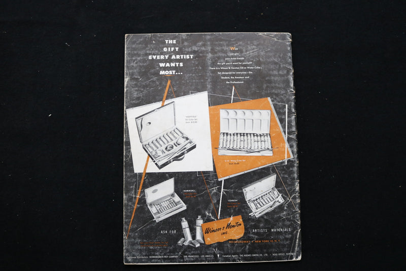 1953 NOV AMERICAN ARTIST MAGAZINE - A DRAWING BY EUGENE SPEICHER COVER - E 10388