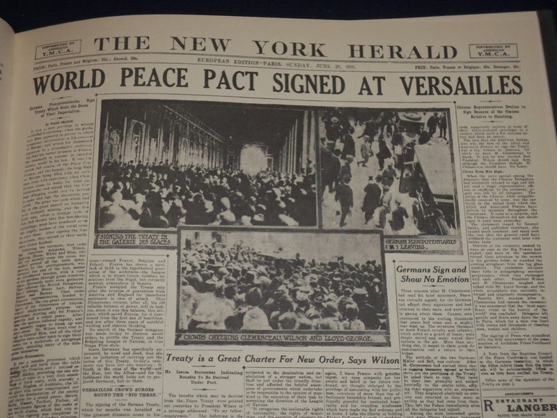1980 THE FRONT PAGE FROM THE INTERNATIONAL HEARD TRIBUNE BOOK - KD 2816