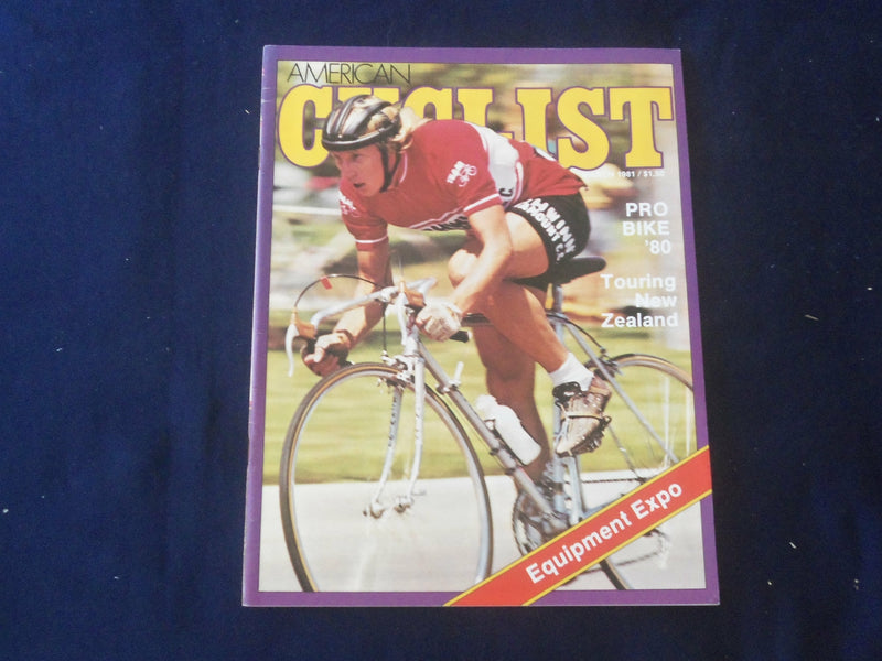 1981 MARCH AMERICAN CYCLIST MAGAZINE - EQUIPMENT EXPO - ST 4938D