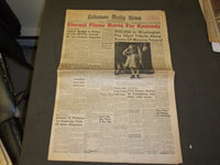 1963 NOVEMBER 26 LEBANON (PA) DAILY NEWS NEWSPAPER - JFK FUNERAL - NP 3329