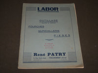 1930'S LABOR OUTILLAGE AGRICOLE ET HORTICOLE FOURCHES FRENCH CATALOGUE - FR 444