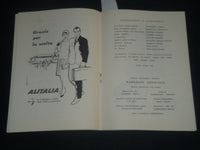 1956 SEPTEMBER 6 TERME DI CARACALLA PROGRAM - TOSCA - GIOCOMO PUCCINI - J 4288
