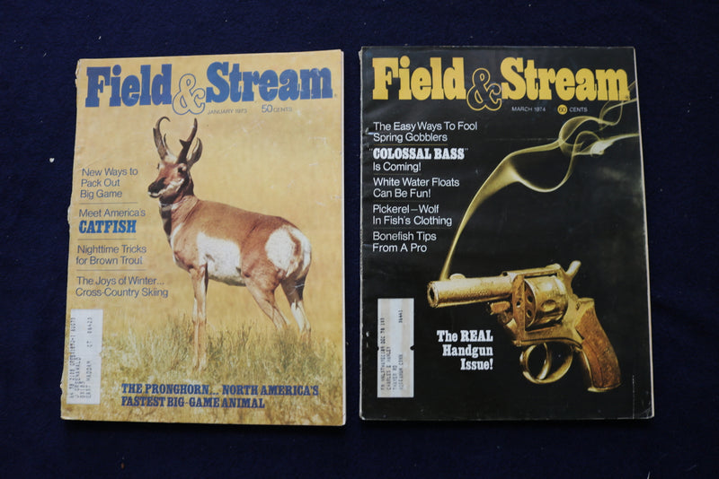 1959-1975 FIELD & STREAM MAGAZINE - LOT OF 13 - O 3588