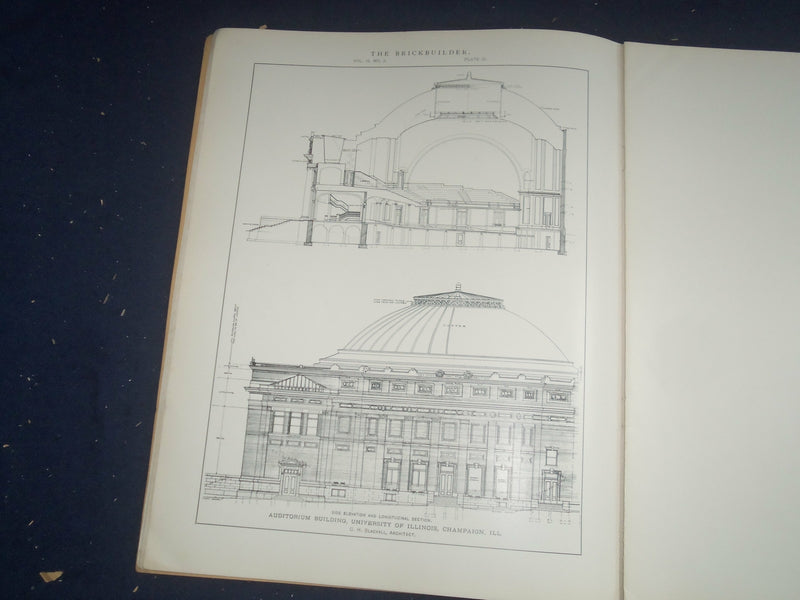 1906 MARCH THE BRICKBUILDER MAGAZINE - AN ARCHITECTURAL MONTHLY - ST 528H