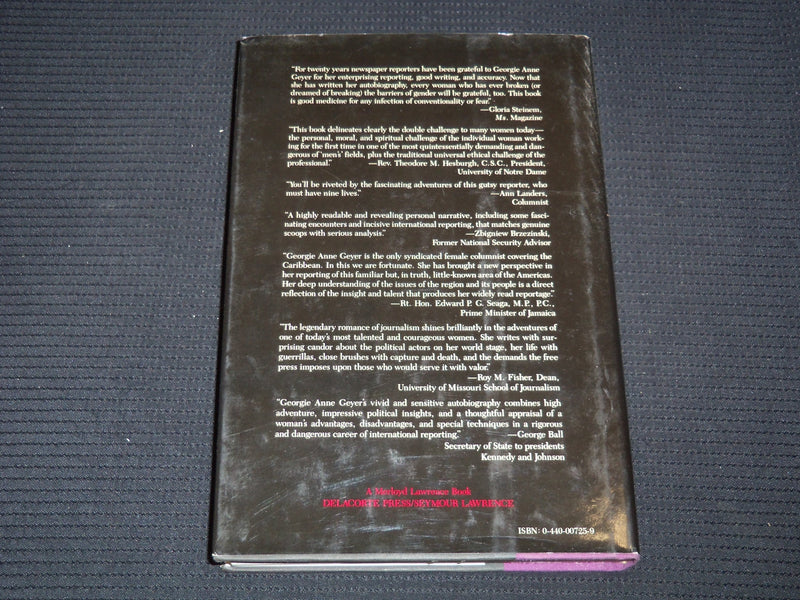 1983 BUYING THE NIGHT FLIGHT HARDCOVER BOOK SIGNED BY GEORGIE GEYER - KD 7675