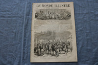 1864 FEB 6 LE MONDE ILLUSTRE MAGAZINE - CONFLIT DANO-ALLEMAND - FRENCH - NP 8443