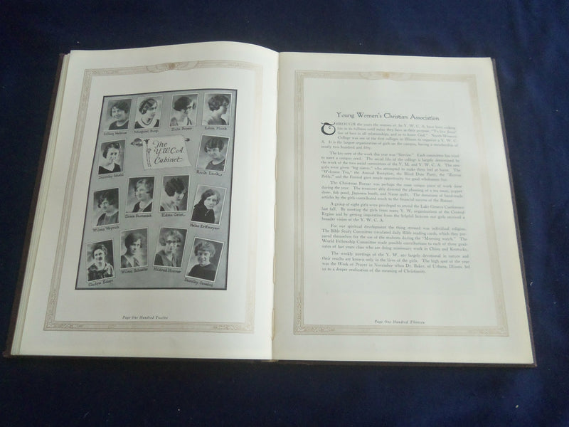 1926 THE SPECTRUM NORTH-WESTERN COLLEGE YEARBOOK -NAPERVILLE, ILLINOIS - YB 2711