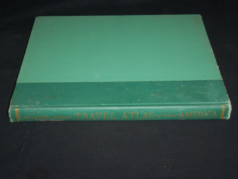 1955 HAMMOND'S PICTORIAL TRAVEL ATLAS OF SCENIC AMERICA BOOK BY JORDAN - R 702J