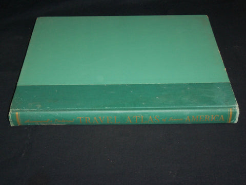1955 HAMMOND'S PICTORIAL TRAVEL ATLAS OF SCENIC AMERICA BOOK BY JORDAN - R 702J