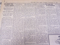 1935 NOV 12 NEW YORK TIMES - ARMY MEN RISE 74,000 FEET IN STRATOSPHERE - NT 1965