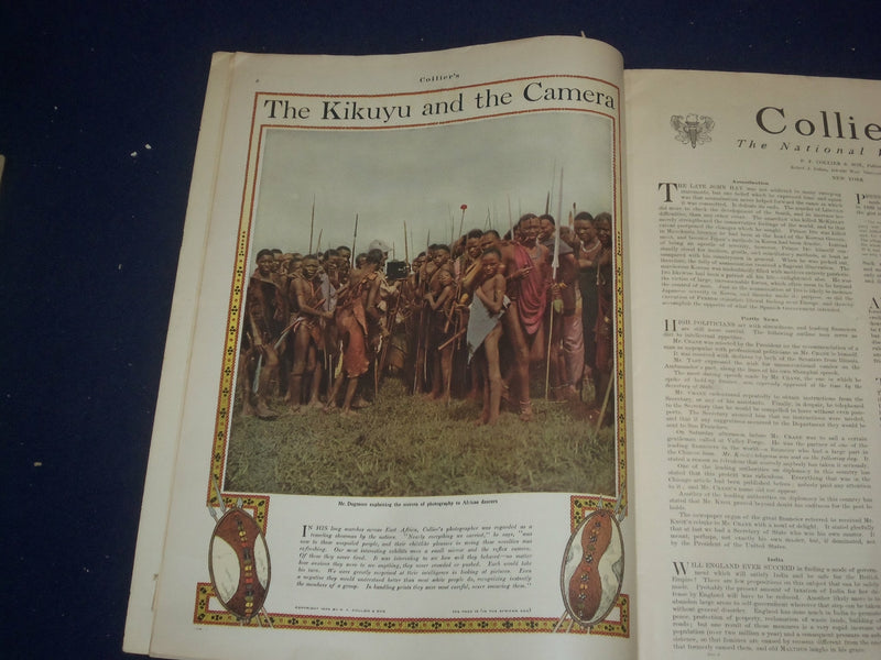 1909 NOVEMBER 6 COLLIER'S MAGAZINE - HERO WORSHIP - ST 6687