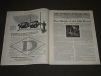 1909 JULY 24 THE SATURDAY EVENING POST MAGAZINE - HARRISON FISHER COVER - SP 948